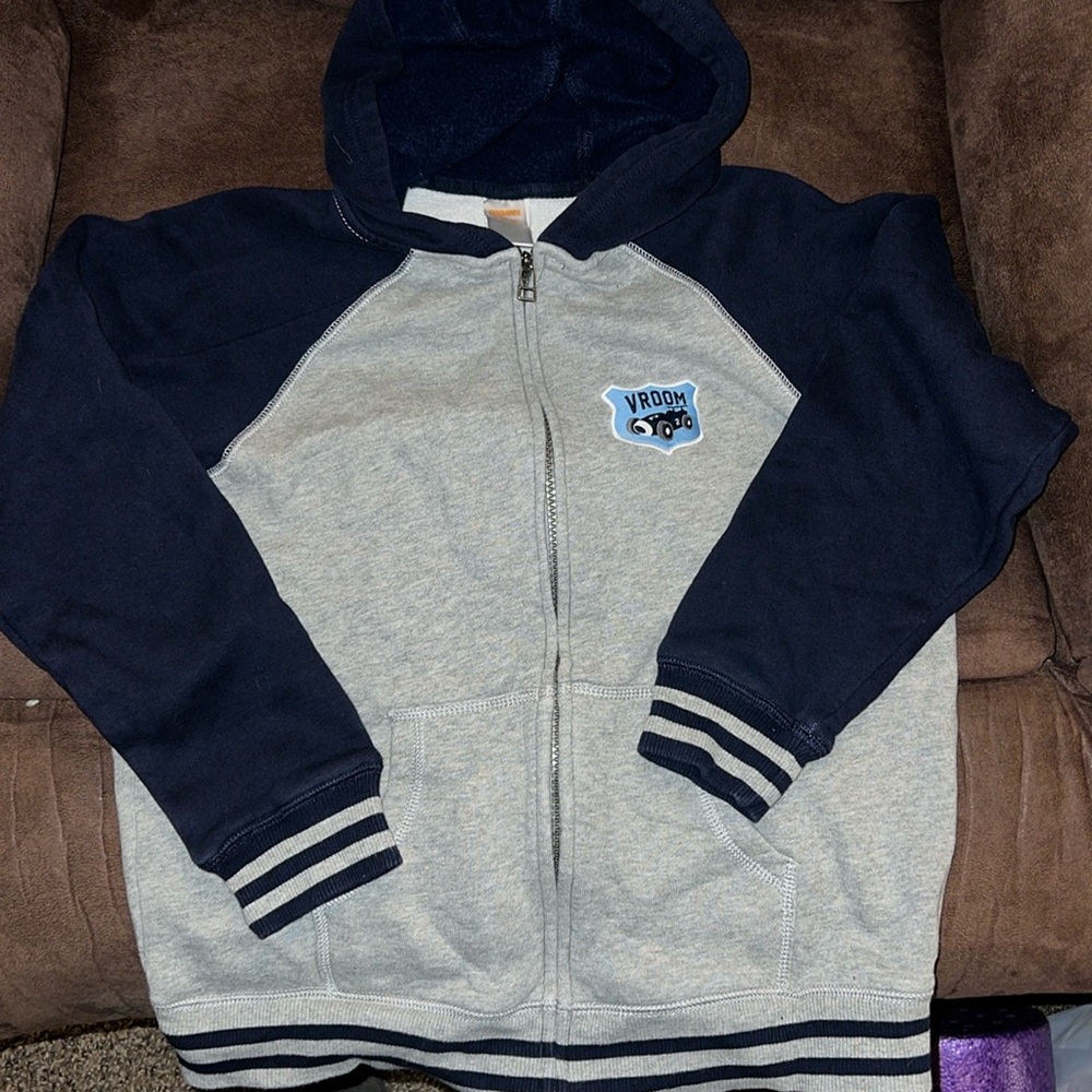 😍 Gymboree Boys Zip Sweatshirt, Large 10/12, New without Tags 🛻